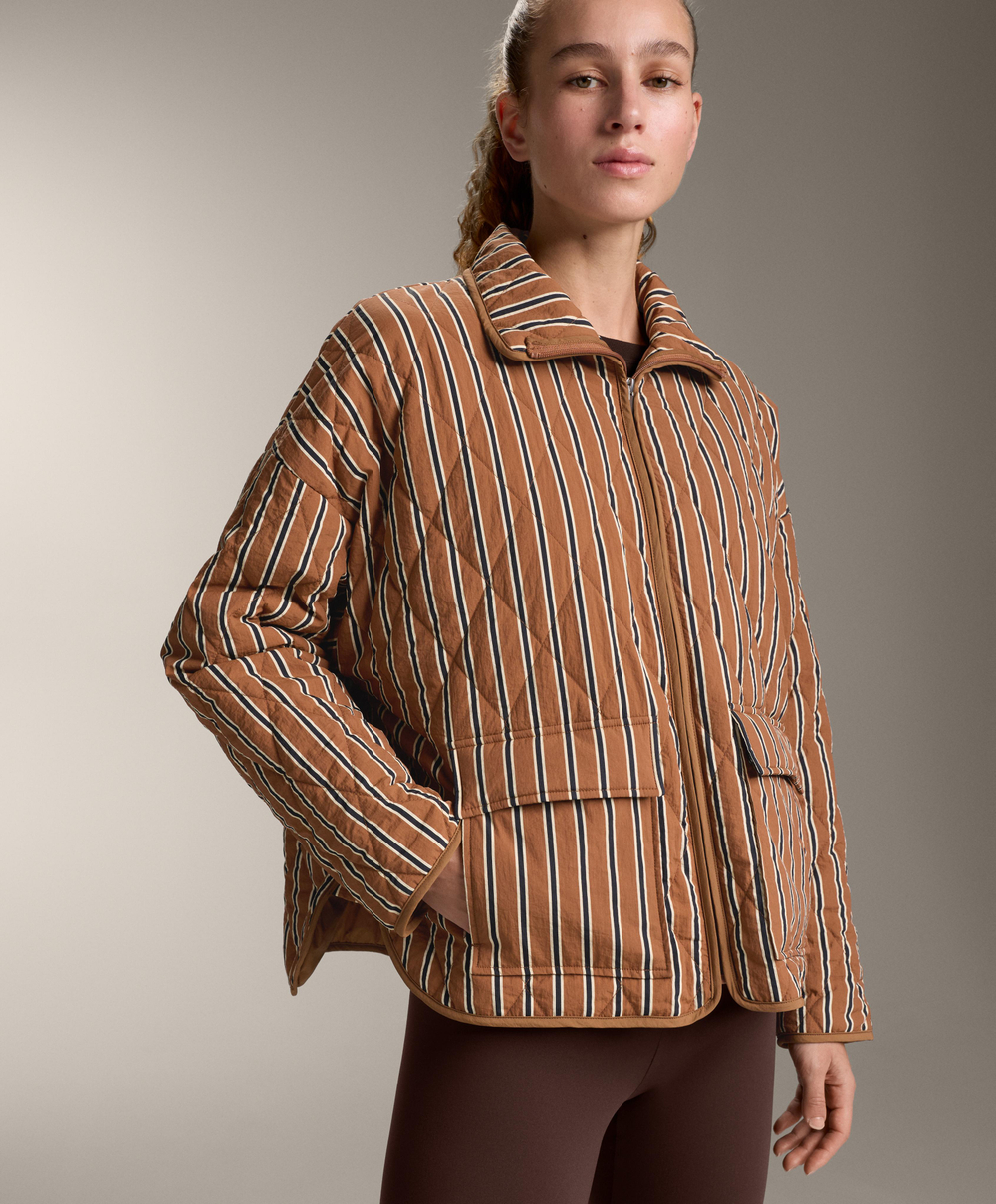 Oysho Водонепроницаемая куртка FELLEX® с утеплителем AEROGEL, светло-коричневый