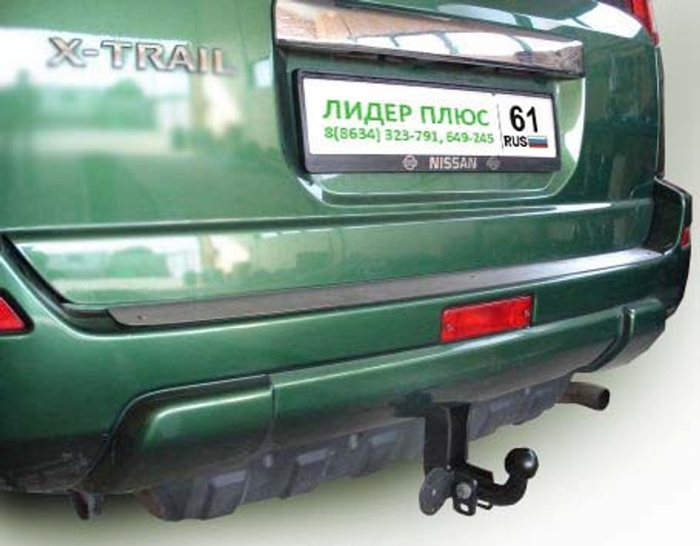 Фаркоп(прицепное) Лидер-Плюс для NISSAN X-TRAIL 1 (T30) 2001/9-2007 (кроме SPORT)(паспорт и сертификат в комплекте)(без электрики)N102-A