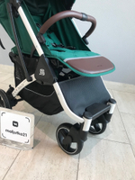 Коляска прогулочная Babalo 2024 Изумрудный текстиль на белой раме