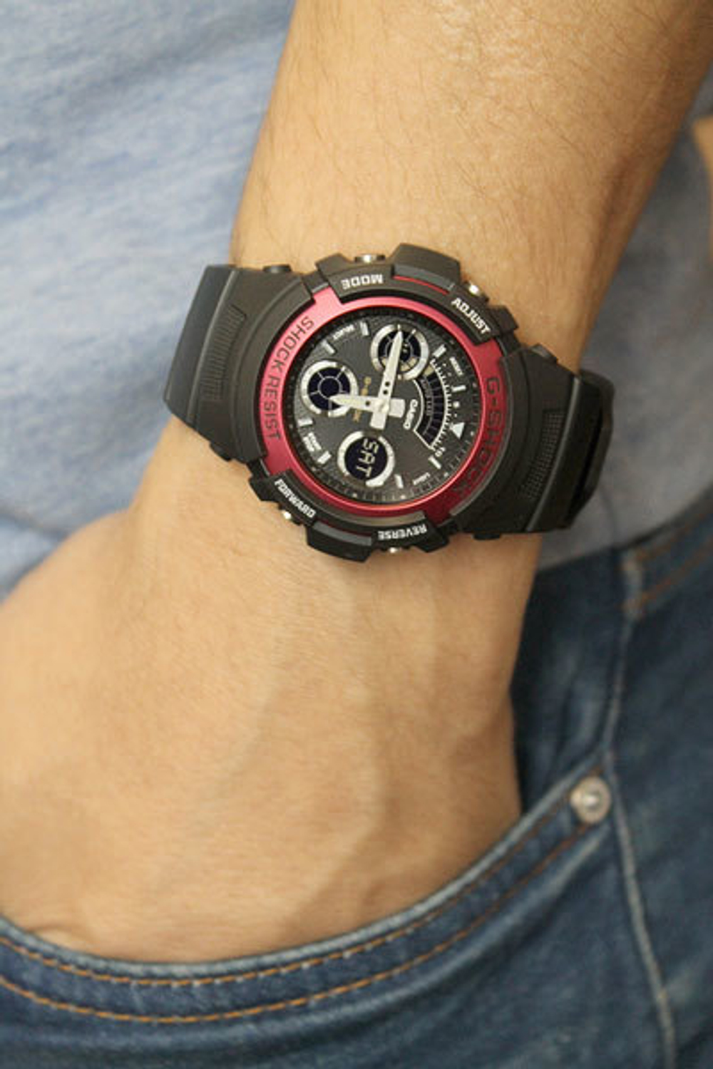 Японские наручные часы Casio G-SHOCK AW-591-4A