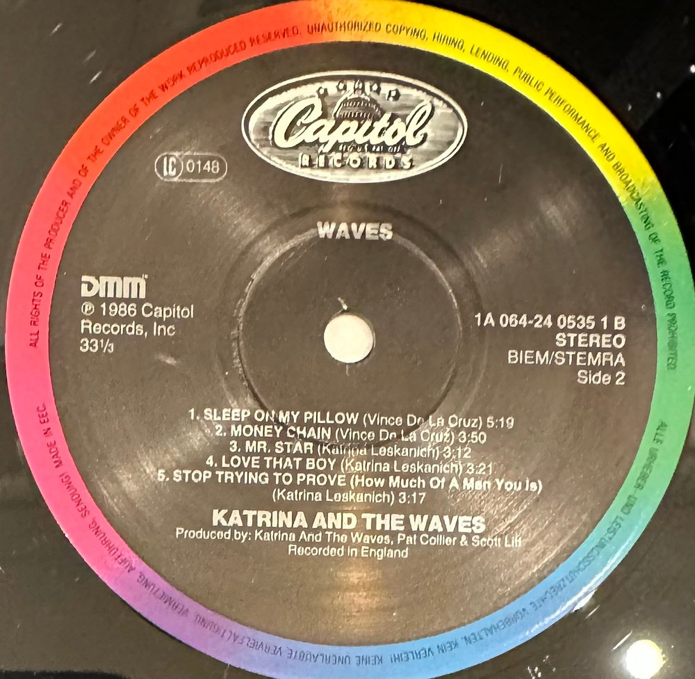 Katrina And The Waves - Waves (Европа 1986г.)