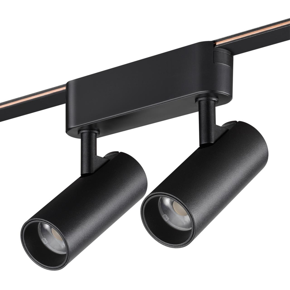 359469 SHINO NT24 102 черный Трековый смарт-светильник для низковольтного шинопровода с двумя режимами работы IP20 LED 12W 24V 3000-6000K EASY