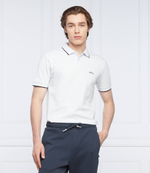 Поло PAUL CURVED BOSS GREEN - голубой(50469245)