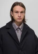 Плащ FOS Утепленный Термофин 200 Мужской Черный