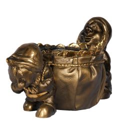 Подставка для украшений Гном - все богатство в дом Бронза