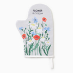 Набор кухонный «Доляна. Полевые цветы»: варежка 20×28 см, прихватка 17×17 см, 35% хлопок, 65% п/э