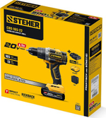 Дрель-шуруповерт аккумуляторная Steher CBS-165-22 20 В, 2 АКБ, сумка