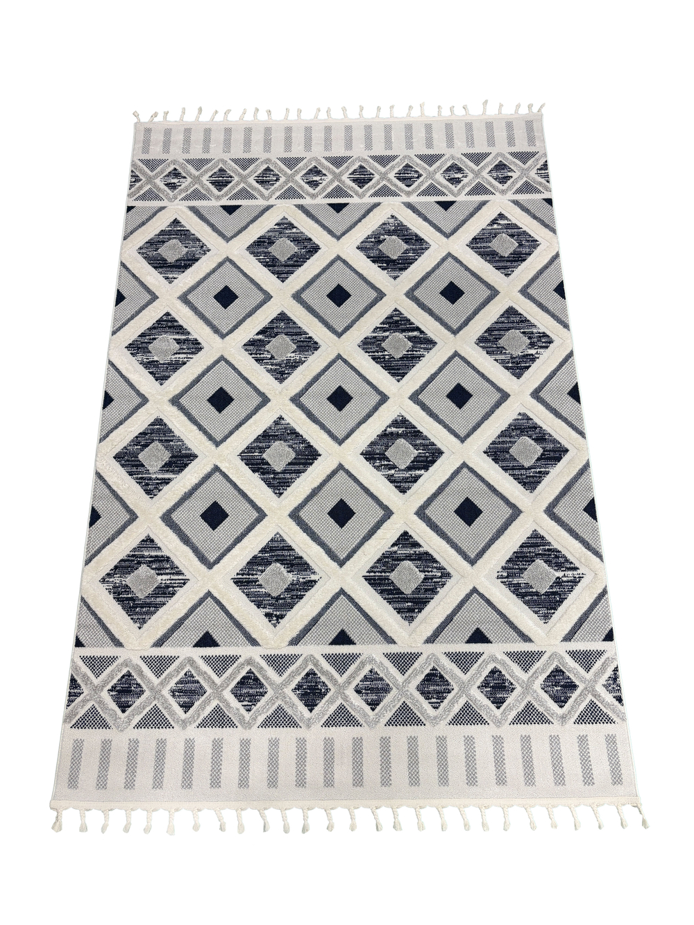 Ковер Vicenza B0242A Navy/Cream Прямоугольник