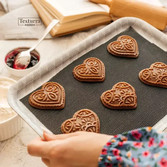 пряничная доска в форме сердце