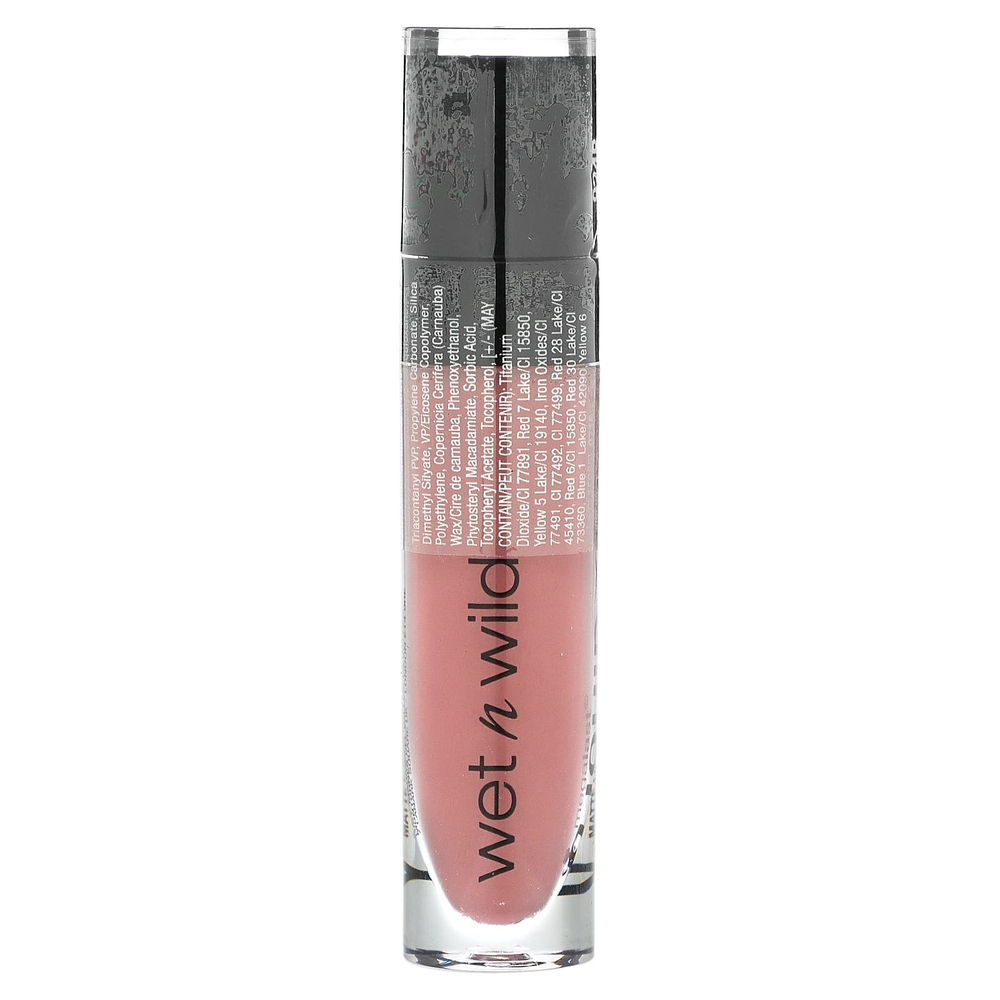 wet n wild, MegaLast Liquid Catсьют, матовая губная помада, оттенок 924B Rebel Rose, 6 г (0,21 унции)