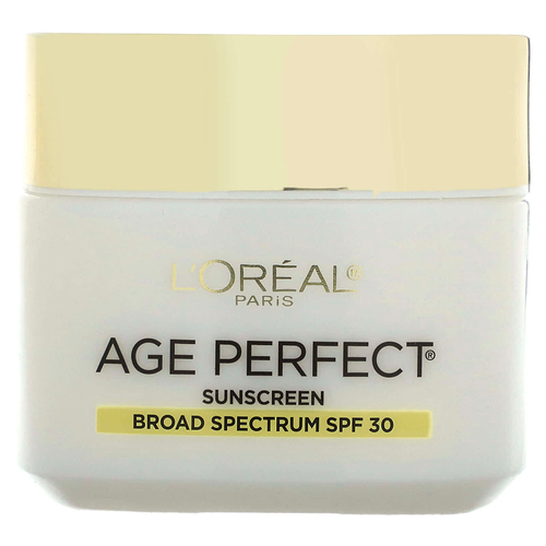 L'Oréal, Age Perfect Anti-Sagging + Even Tone, экспертное увлажняющее средство с коллагеном, SPF 30, 70 г (2,5 унции)