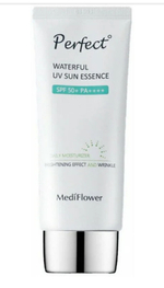 Medi Flower Солнцезащитный крем ультра увлажняющий SPF50 PA++++ sun Creem perfect Waterful, 50 мл.