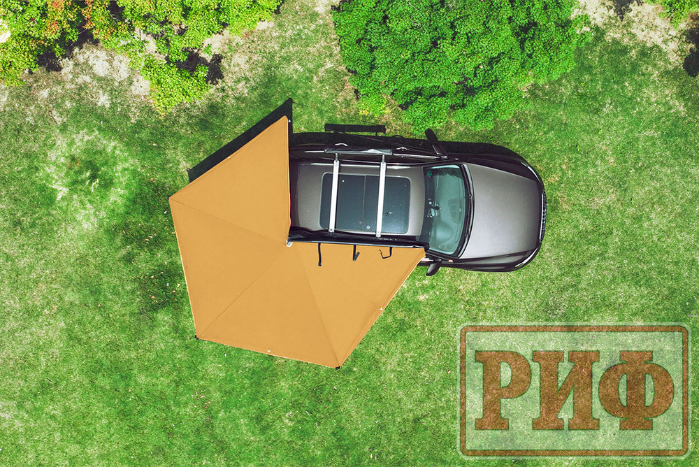 Маркиза автомобильная РИФ веерная 2,0х2,0 м (правая)