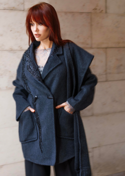 Пальто Графит