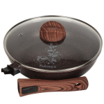 Сковорода алюминий, 26 см, антиприг, Kukmara, Granit Ultra, красн, сга263а, с крыш, съем руч