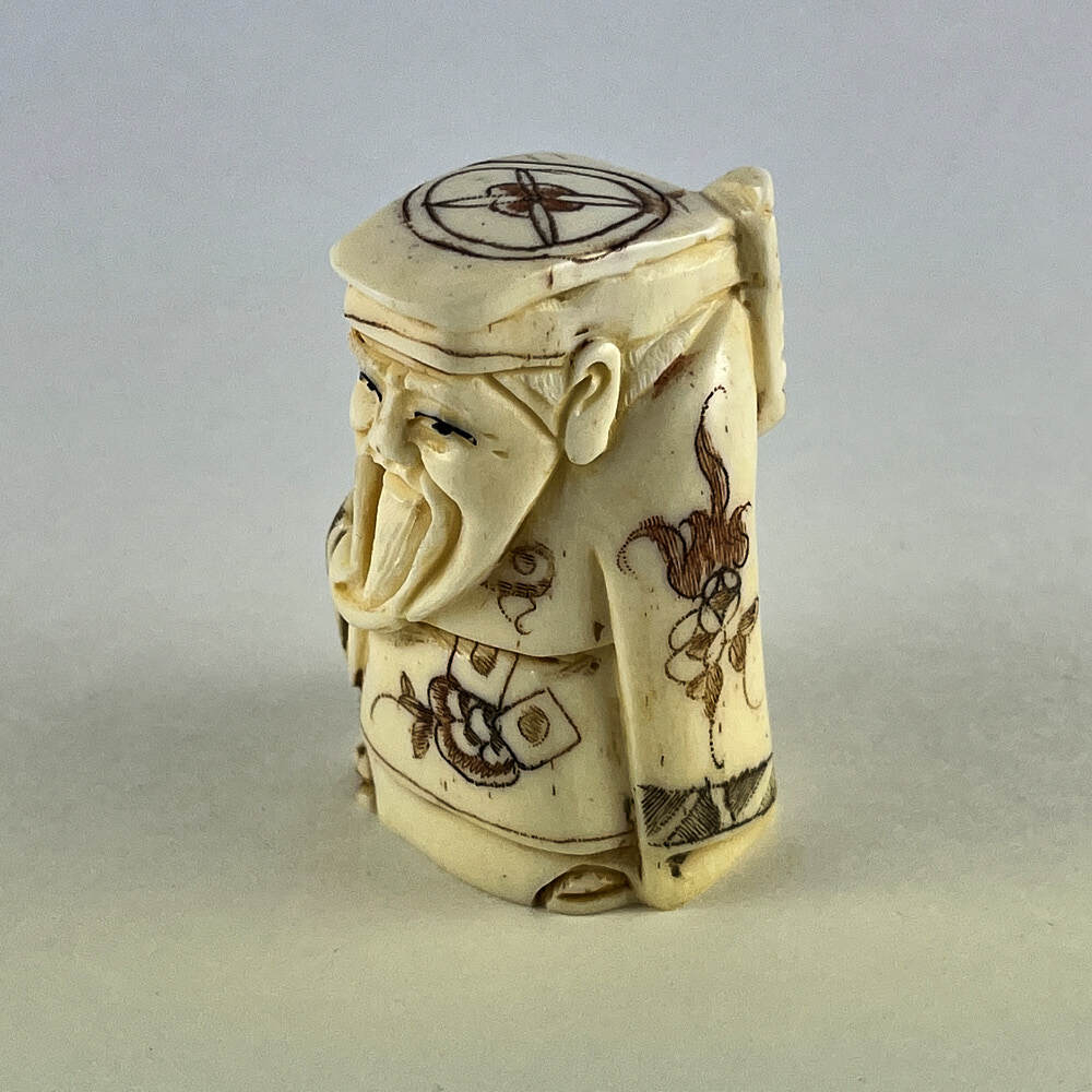 Статуэтка нэцкэ Дзюродзин с мечом