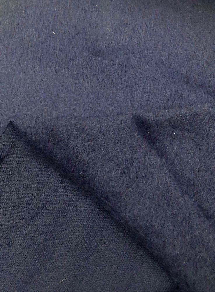 Ткань Искусственный мех темно синий,  арт. 122365