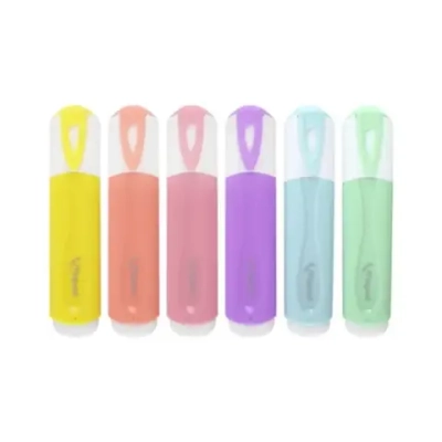 Набор текстовыделителей MAPED 6 шт., АССОРТИ, "FLUO PEP'S Pastel", линия 1-5 мм, 742558