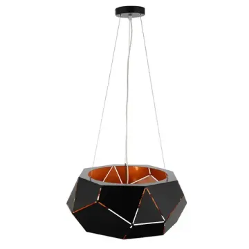 Подвесной светильник 6*E14 SL258.403.06 чёрный/золото Enigma ST-Luce