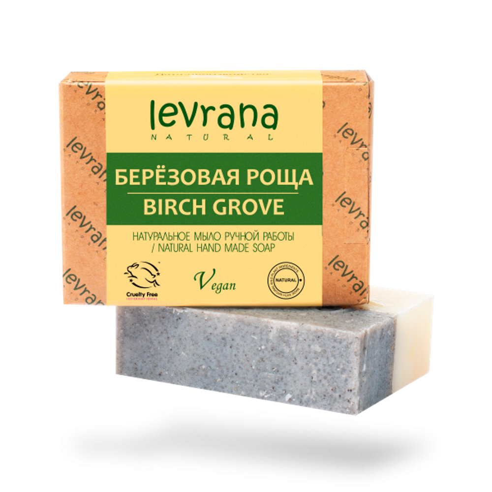 &quot;Берёзовая роща&quot;, натуральное мыло ручной работы, 100 гр, Levrana