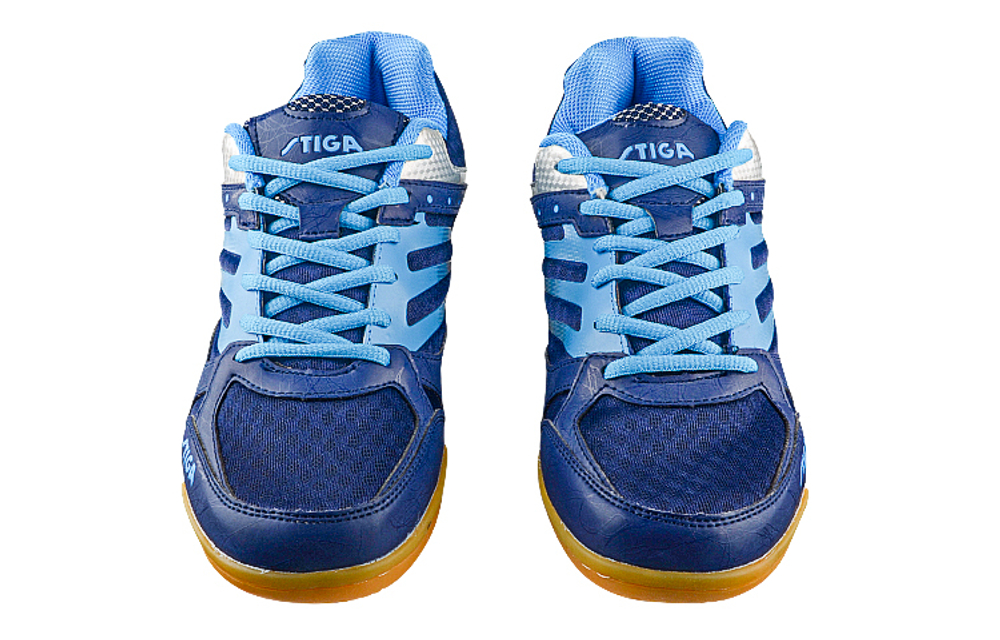 Stiga Slip Resistant, Abrasion Resistant, Breathable Low top Training Shoes Unisex Blue/Navy Blue