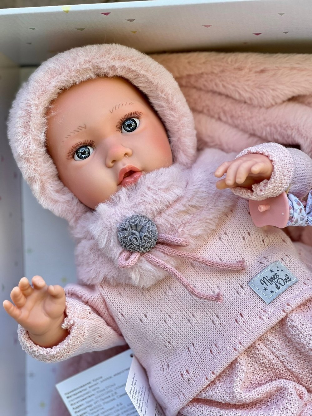 Кукла Реборн Nines 40см Susette мягконабивная (N0235)