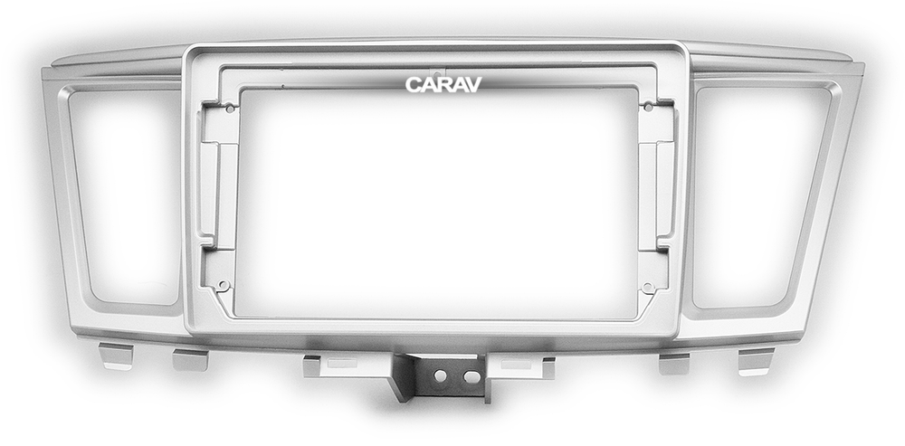 Комплект рамки с разъёмами 9" Infiniti QX60, JX35 2012-2016 (пластиковый верх) серебро - Car-Smart 9672