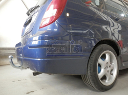 Фаркоп оцинкованный Galia S057A для Suzuki Liana хетчбек 2WD/4WD 2001-2007(паспорт и сертификат в комплекте)(без электрики)