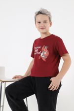 Фуфайка для мальчика Герой-1 Виотекс БОРДОВЫЙ