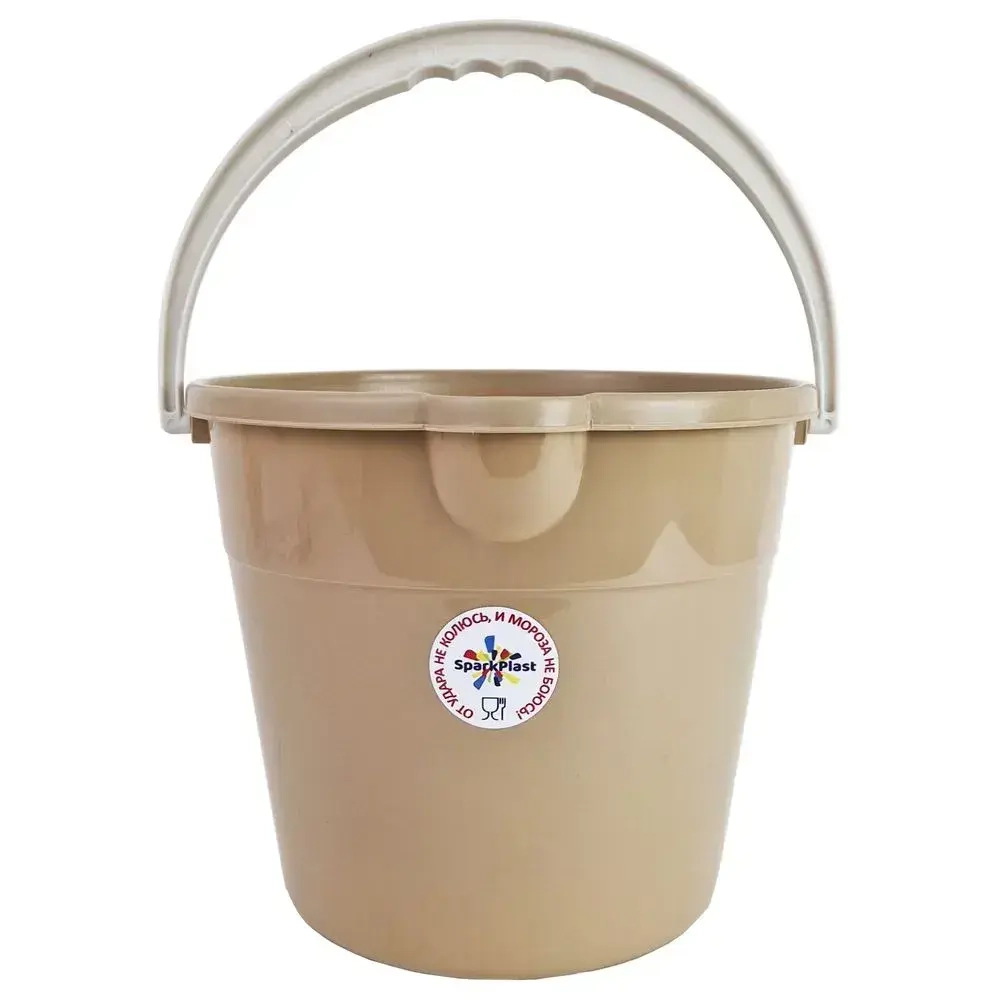 Ведро 7 л. Капучино НЕ БЪЕТСЯ, ПИЩЕВОЕ, МОРОЗОСТОЙКОЕ