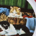 Декоративная тарелка «Пушистая компания»