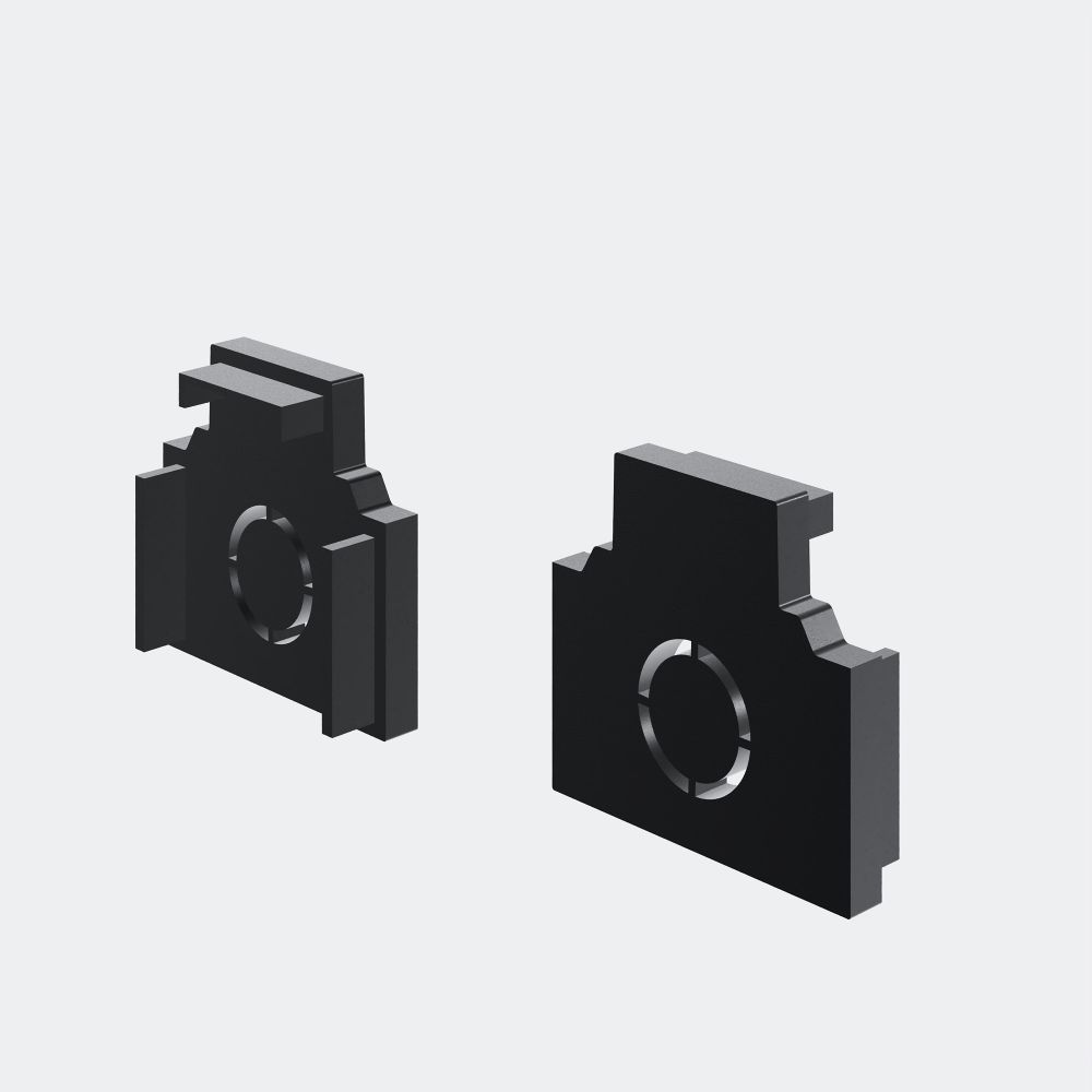 Заглушки для встраиваемого низкопрофильного шинопровода 2шт. Maytoni Exility TRAM034EC-42B