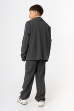 Пиджак классика для мальчика, серый