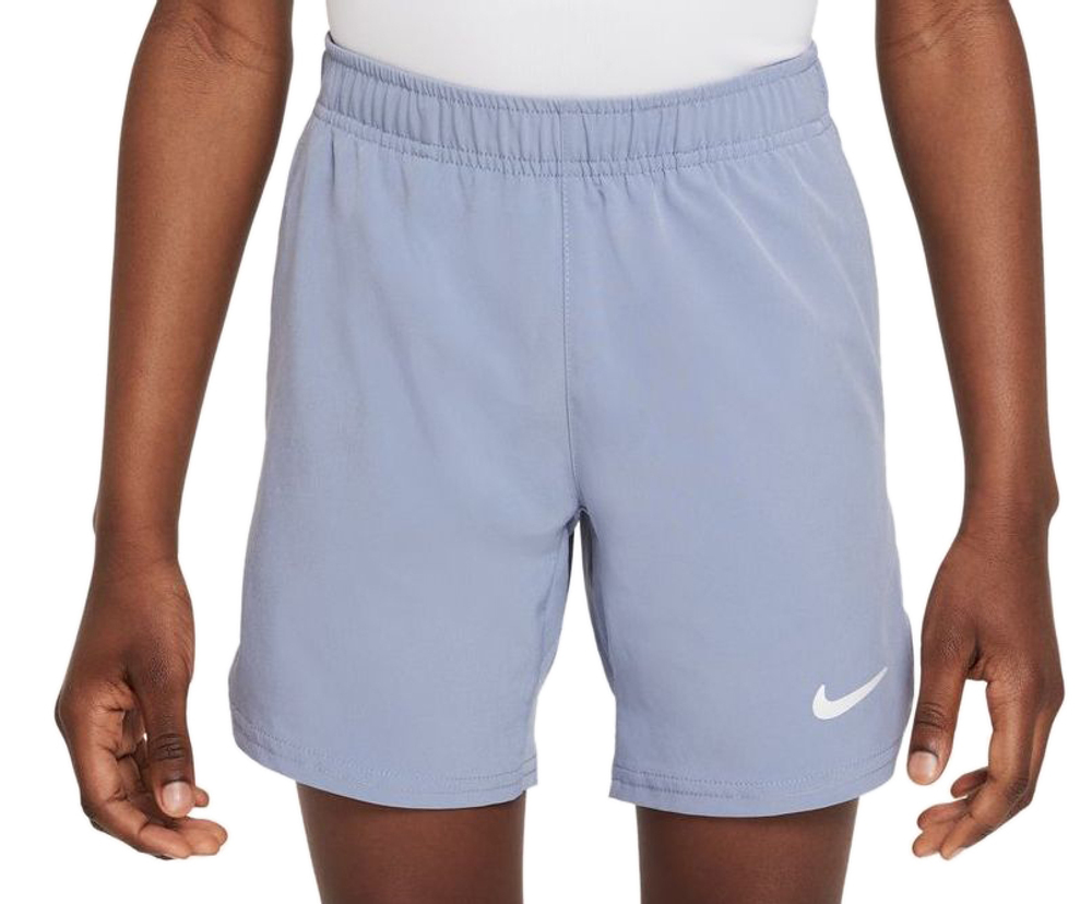 Шорты для мальчика теннисные Nike Boys Court Flex Ace Short - ashen slate/ashen slate/white