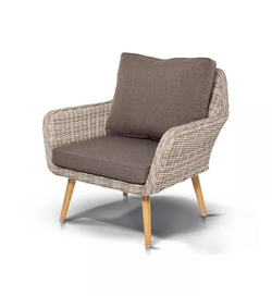 "Прованс" кресло из искусственного ротанга, цвет бежевый