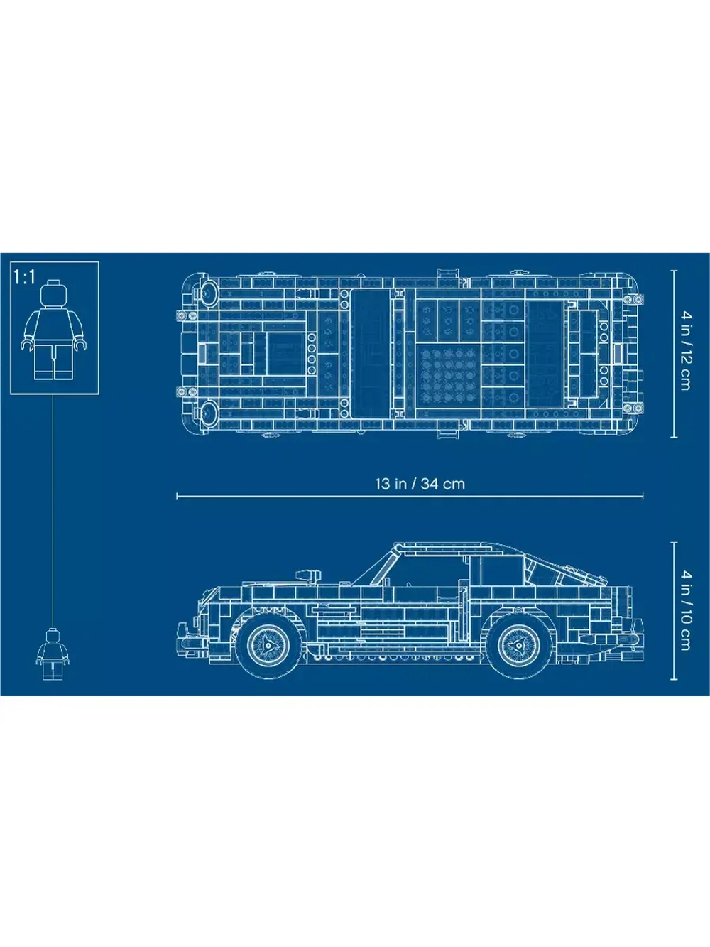 Конструктор Aston Martin DB5 1310 деталей