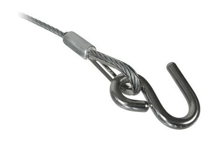 Лебедка для прицепа 1000 lbs (455 кг) с тросом