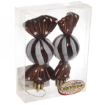 Ёлочные игрушки «Таинственное очарование» Конфетки 8 см (набор 2шт), шоколад