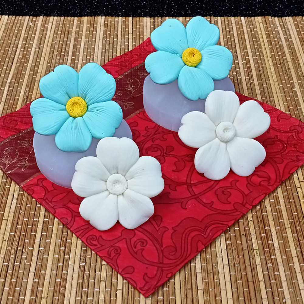 Молд 3D Незабудки №157 , 5,5см