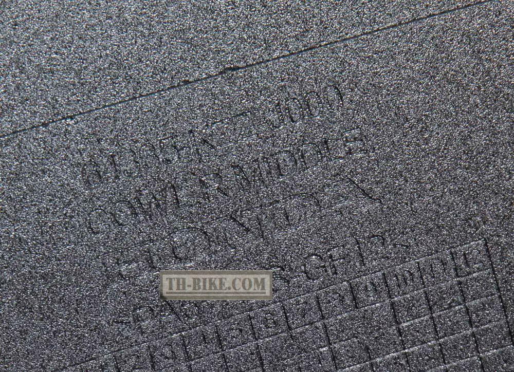 64310-KZZ-305ZA, COWL, R. MIDDLE (WOL), Black. Honda CRF250RL Rally250