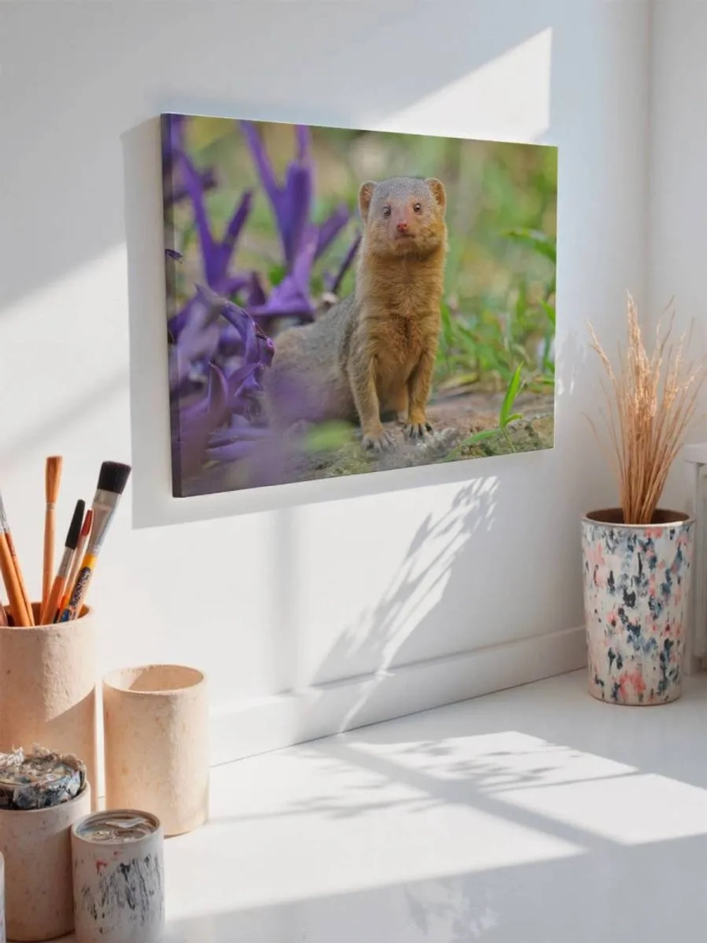 Картина на стену 40 X 50 Мангуст