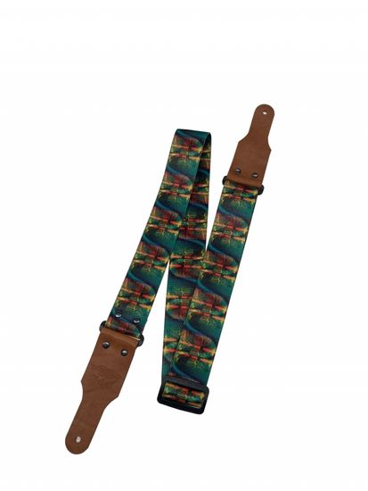 FL40161PA PolyArt Ремень для гитары, полиэстер, иллюзия, Fidel