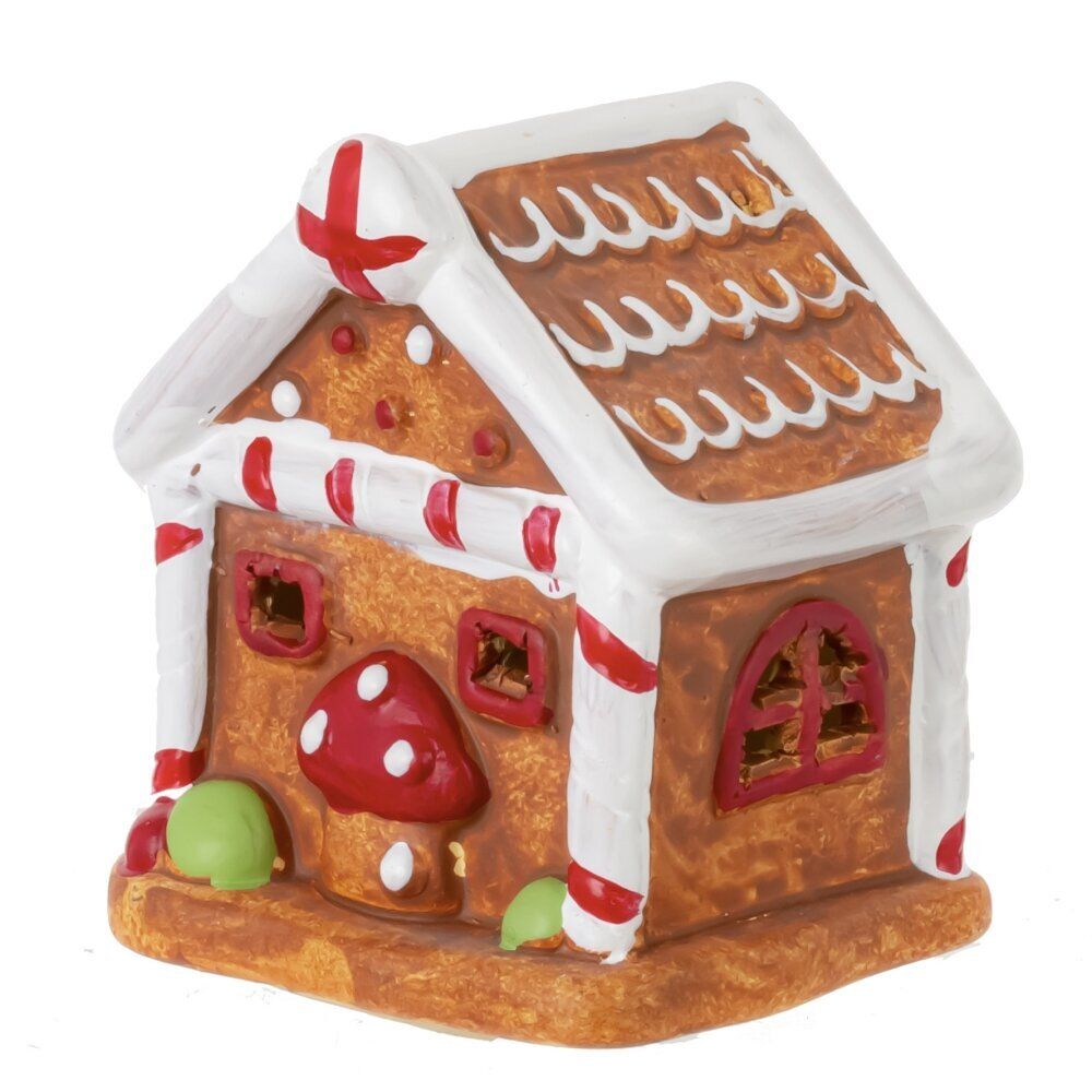 GAEM Фигурка декоративная с подсветкой "Домик пряничный" (LR44х2), L6,5 W6 H7,5 см