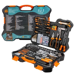 Набор инструмента 303пр. 1/4'',1/2''(6гр.)(4-32мм) ISMA ISMA-53034