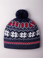 Шапка зимняя вязаная