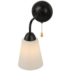 Бра светильник Rivoli Jodie 9190-401 настенный 1 х Е27 60 Вт модерн с выключателем | Rivoli