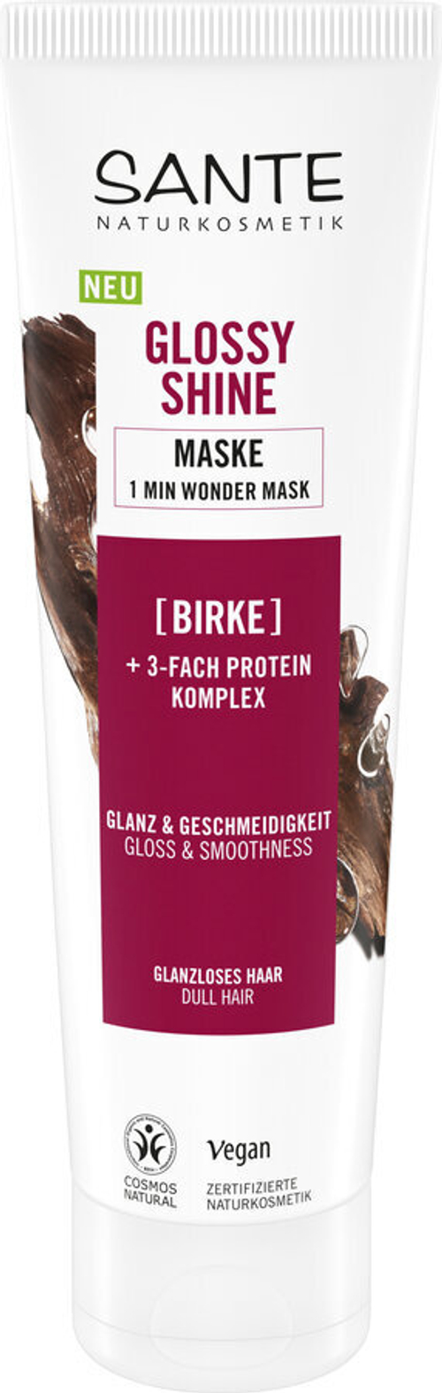 Маска для придания блеска коже Sante Glossy Shine Mask, 150 мл