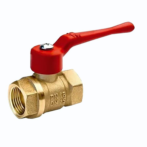 Кран латунный шаровой БАЗ.А30.0, 11Б27п1, DN 40, PN 40, муфта-муфта, рычаг