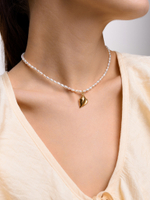 Колье "Pearl sink" Gold