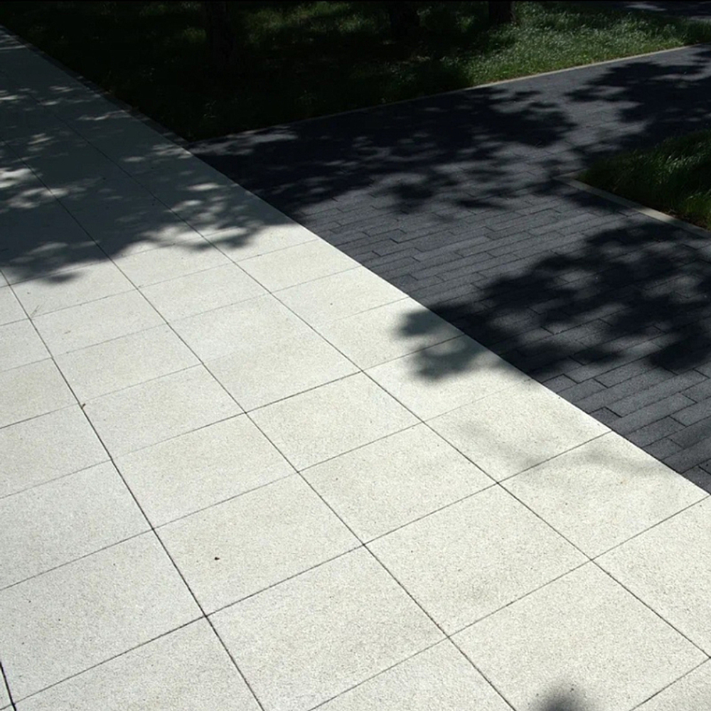 Тротуарная плитка КВАДРАТ 400х400 мм - Стоунмикс Белый